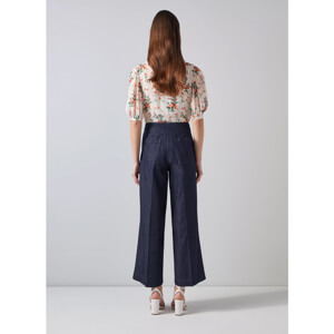 LK Bennett Nur Sailor Front Crop Trousers